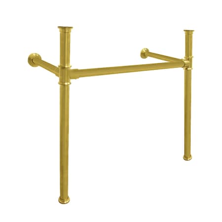 VPB13687 Stainless Steel Console Sink Legs, Brushed Brass